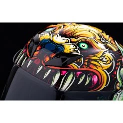 Icon Airflite Cat Scratch Fever Helmet -Motorcycle Riding Clothing airflite cat scratch fever helmet blue 0101 15064 6