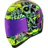 Icon Airform Hippie Dippy Helmet -Motorcycle Riding Clothing airform hippie dippy helmet purple 0101 16025