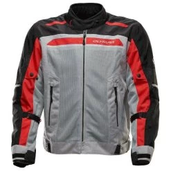 Olympia Airglide 6 Mesh Jacket -Motorcycle Riding Clothing airglide 6 jacket north grey om19154g s 1