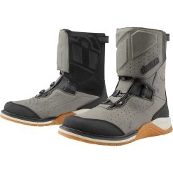 Icon Alcan WP CE Boots -Motorcycle Riding Clothing alcan wp ce boots grey 3403 1245