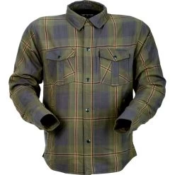 Z1R Ashwood Flannel Shirt 12 Z1R Ashwood Flannel Shirt -Motorcycle Riding Clothing ashwood flannel shirt olive 3040 3301