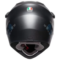 AGV AX-9 Antartica Helmet -Motorcycle Riding Clothing ax 9 antartica helmet matte black cyan xs 7631o2ly 006 xs 3