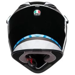 AGV AX-9 North Helmet -Motorcycle Riding Clothing ax 9 north helmet black white cyan 2xs 217631o2ly005003 4
