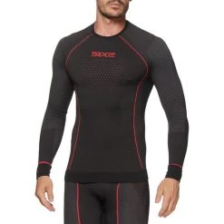 Sixs BlazeFit Thermo Underwear Long Sleeve T-Shirt 12 Sixs BlazeFit Thermo Underwear Long Sleeve T-Shirt -Motorcycle Riding Clothing blazefit thermo underwear long sleeve t shirt black ts2w cu xs s 3