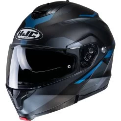 HJC C91 Karan Helmet 10 HJC C91 Karan Helmet -Motorcycle Riding Clothing c91 karan helmet semi flat black blue 0100 2353