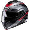 HJC C91 Karan Helmet -Motorcycle Riding Clothing c91 karan helmet semi flat black red 0100 2348