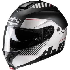HJC C91 Prod Helmet 7 HJC C91 Prod Helmet -Motorcycle Riding Clothing c91 prod helmet black white 0100 2213