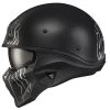 Scorpion Covert X Tribe Helmet -Motorcycle Riding Clothing covert x tribe helmet matte black white cox 1303
