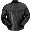 Z1R Deagle Leather Jacket -Motorcycle Riding Clothing deagle leather jacket black 2810 3758