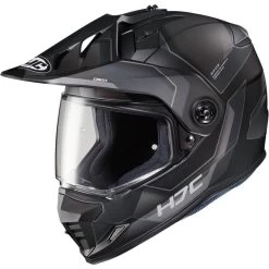HJC DS-X1 Synergy Helmet -Motorcycle Riding Clothing ds x1 synergy helmet semi flat black sliver 0140 0109