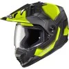 HJC DS-X1 Synergy Helmet -Motorcycle Riding Clothing ds x1 synergy helmet semi flat grey hi viz yellow 0140 0099
