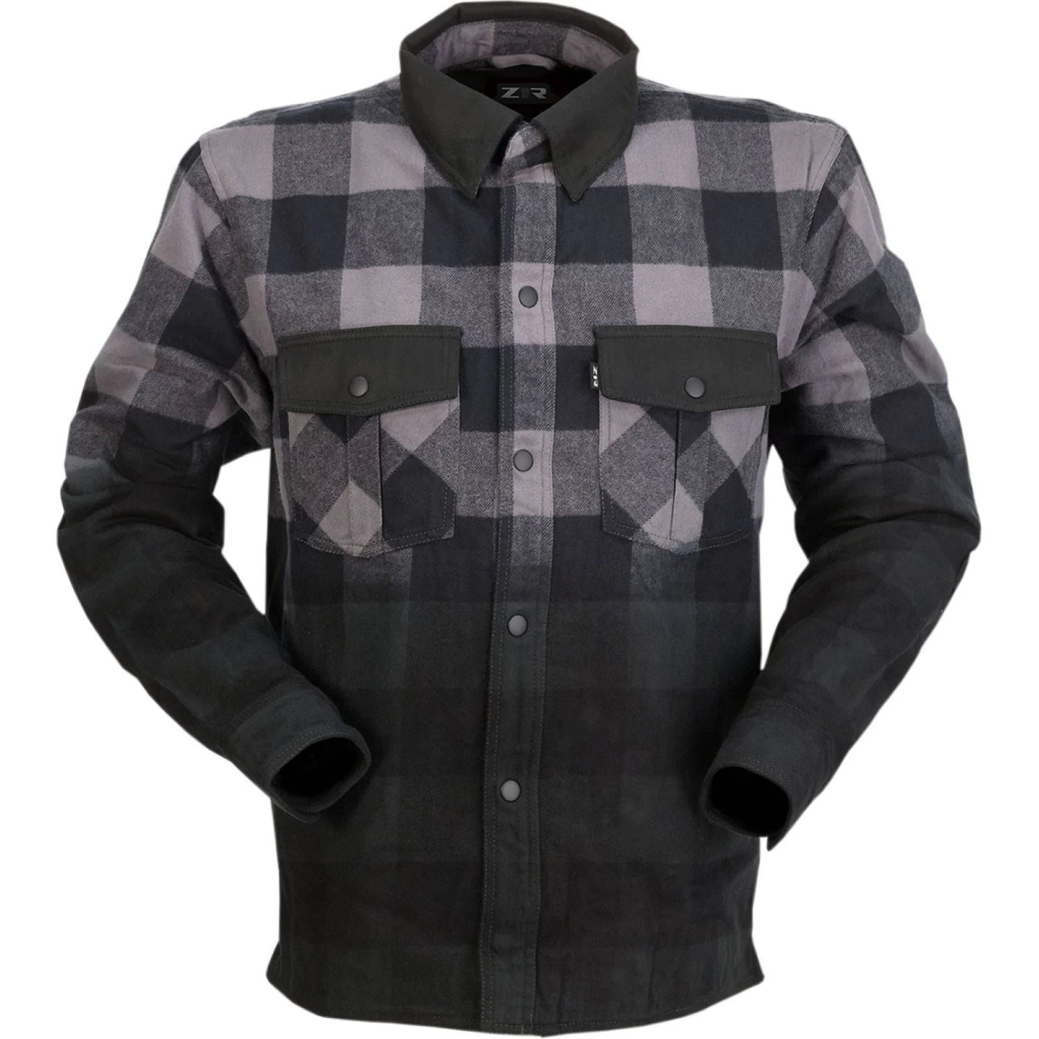 Z1R Ombre Flannel Shirt 3 Z1R Ombre Flannel Shirt