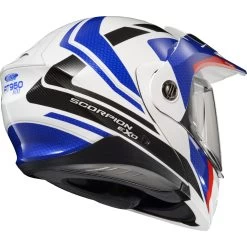 Scorpion EXO-AT960 Hicks Helmet 23 Scorpion EXO-AT960 Hicks Helmet -Motorcycle Riding Clothing exo at960 hicks helmet white blue 96 1163 3