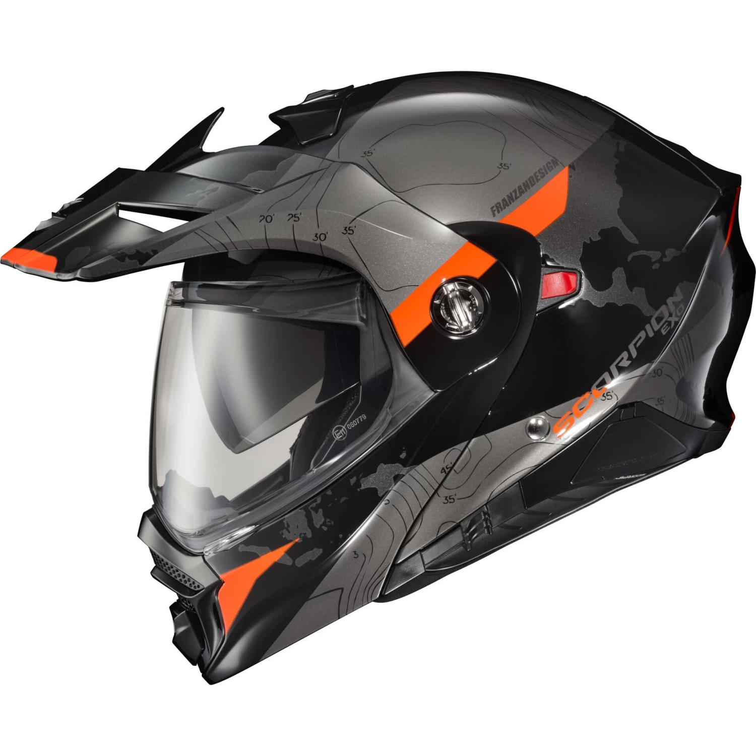 Scorpion EXO-AT960 Topographic Helmet 7 Scorpion EXO-AT960 Topographic Helmet - Image 5