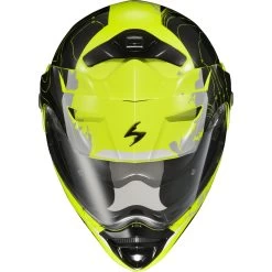 Scorpion EXO-AT960 Topographic Helmet 22 Scorpion EXO-AT960 Topographic Helmet -Motorcycle Riding Clothing exo at960 topographic helmet hi viz yellow black 96 1053 2