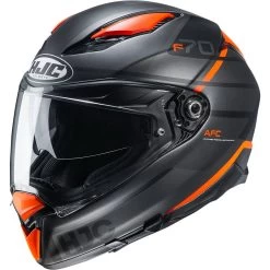 HJC F70 Tino Helmet 11 HJC F70 Tino Helmet -Motorcycle Riding Clothing f70 tino helmet semi flat grey orange 0101 14294