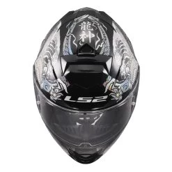 LS2 FF800 Assault Warrior Krome Helmet -Motorcycle Riding Clothing ff800 assault warrior krome helmet krome silver black 800 1271 1