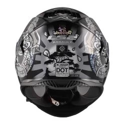 LS2 FF800 Assault Warrior Krome Helmet -Motorcycle Riding Clothing ff800 assault warrior krome helmet krome silver black 800 1271 3