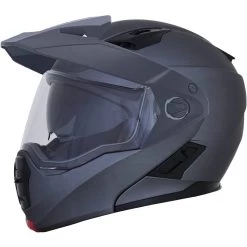 AFX FX-111DS Solid Helmet -Motorcycle Riding Clothing fx 111ds solid helmet frost grey 0140 0132 1