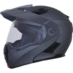 AFX FX-111DS Solid Helmet -Motorcycle Riding Clothing fx 111ds solid helmet frost grey 0140 0132