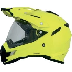 AFX FX-41DS Solid Helmet -Motorcycle Riding Clothing fx 41ds solid helmet hi viz yellow 0110 3772