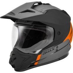 GMax GM11 Scud Helmet -Motorcycle Riding Clothing gm11 scud dual sport helmet black orange grey g1113133