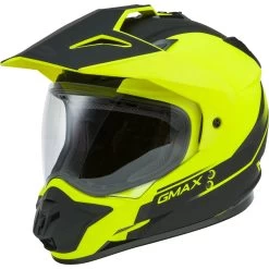 GMax GM11 Scud Helmet -Motorcycle Riding Clothing gm11 scud dual sport helmet hi viz yellow black g1113683
