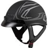 GMax GM35 Half Helmet 1 GMax GM35 Half Helmet -Motorcycle Riding Clothing gm35 derk half helmet black silver g1355393