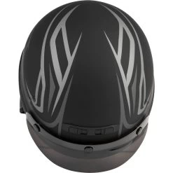 GMax GM35 Half Helmet -Motorcycle Riding Clothing gm35 derk half helmet black silver g1355393 2
