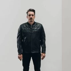 Roland Sands Hemlock Leather Jacket -Motorcycle Riding Clothing hemlock leather jacket black 02 00112 bk 2 2