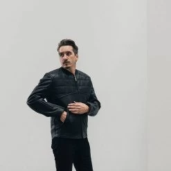 Roland Sands Hemlock Leather Jacket -Motorcycle Riding Clothing hemlock leather jacket black 02 00112 bk 2 5