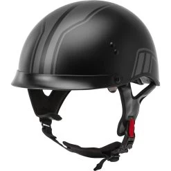 GMax HH65 Twin Half Helmet -Motorcycle Riding Clothing hh65 twin half helmet black silver h9651813 1