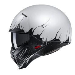 HJC I20 Scraw Helmet 9 HJC I20 Scraw Helmet -Motorcycle Riding Clothing i20 scraw helmet semi flat white black 0103 1416 1