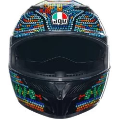 AGV K3 Rossi Winter Test 2018 Helmet -Motorcycle Riding Clothing k3 rossi winter test 2018 helmet green blue 2118381004001xs 6