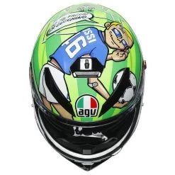 AGV K3 SV Rossi Mugello 2017 Helmet -Motorcycle Riding Clothing k3 sv rossi mugello 2017 helmet green 210301o0my009xs 6