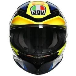 AGV K6 Joan Helmet -Motorcycle Riding Clothing k6 joan helmet black blue yellow 216301o2my012xs 2