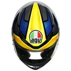 AGV K6 Joan Helmet -Motorcycle Riding Clothing k6 joan helmet black blue yellow 216301o2my012xs 3