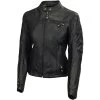 Roland Sands Womens Maven Leather Jacket -Motorcycle Riding Clothing maven leather womens jacket black 0801 2207 0052