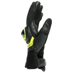 Dainese Mig 3 Leather Gloves -Motorcycle Riding Clothing mig 3 leather gloves black hi viz yellow 1815934 620 xxxs 2