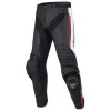 Dainese Misano Leather Pants -Motorcycle Riding Clothing misano leather pants black white hi viz red 1553697 n32 44