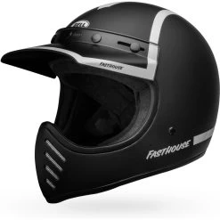 Bell Helmets Bell Moto-3 Fasthouse Old Road Helmet -Motorcycle Riding Clothing moto 3 fasthouse old road helmet black white 7152114 4