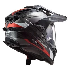 LS2 MX701 Explorer Carbon Frontier Helmet -Motorcycle Riding Clothing mx701 explorer carbon frontier helmet gloss titanium red 701 2131 1