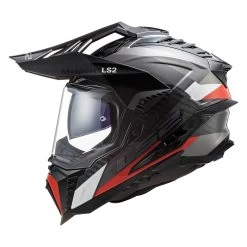 LS2 MX701 Explorer Carbon Frontier Helmet -Motorcycle Riding Clothing mx701 explorer carbon frontier helmet gloss titanium red 701 2131 2