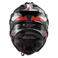LS2 MX701 Explorer Carbon Frontier Helmet -Motorcycle Riding Clothing mx701 explorer carbon frontier helmet gloss titanium red 701 2131 3
