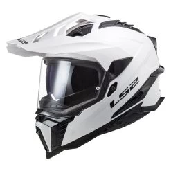 LS2 MX701 Explorer Solid Helmet -Motorcycle Riding Clothing mx701 explorer solid helmet gloss white 701 1021