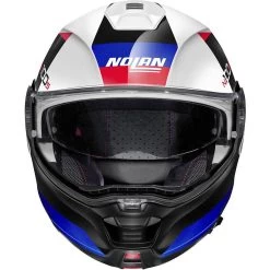 Nolan N100-5 Hilltop Helmet 11 Nolan N100-5 Hilltop Helmet -Motorcycle Riding Clothing n100 5 hilltop helmet metal white blue red n155275630495 1