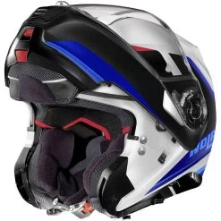 Nolan N100-5 Hilltop Helmet 12 Nolan N100-5 Hilltop Helmet -Motorcycle Riding Clothing n100 5 hilltop helmet metal white blue red n155275630495 2
