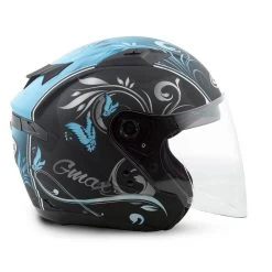 GMax OF77 Convertible Open Face Helmet -Motorcycle Riding Clothing of77 convertible open face helmet butterfly blue xs 3