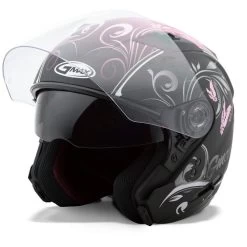 GMax OF77 Convertible Open Face Helmet -Motorcycle Riding Clothing of77 convertible open face helmet butterfly pink xs 1