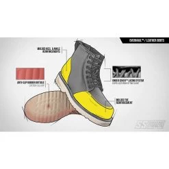 Speed And Strength Overhaul Boots -Motorcycle Riding Clothing overhaul boots black 884336 5